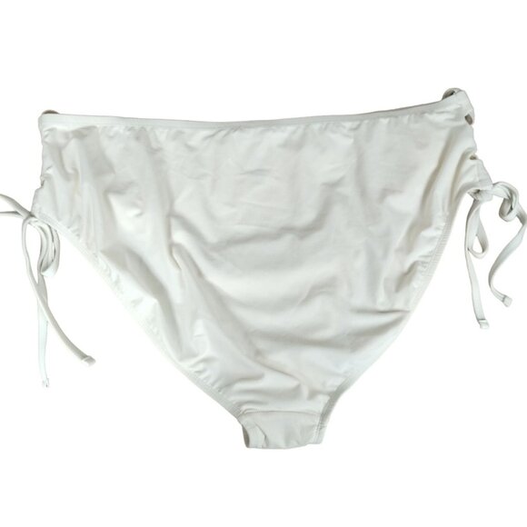 Time and Tru Womens 3X High Waist Vanilla Dream Cream Colored Bikini Bottoms - Picture 6 of 6